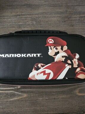 Mariokart Nintendo Switch Black Travel Carrying Protection Case